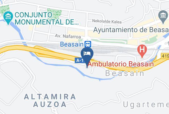 Hotel Beasain Map