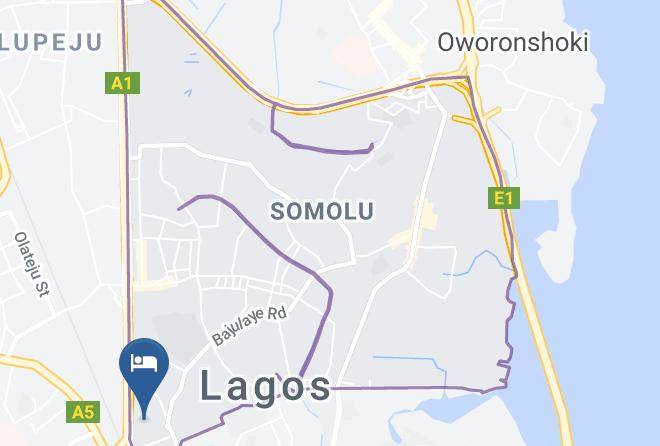 Lagos Mainland - Hotel Beatrix Maps