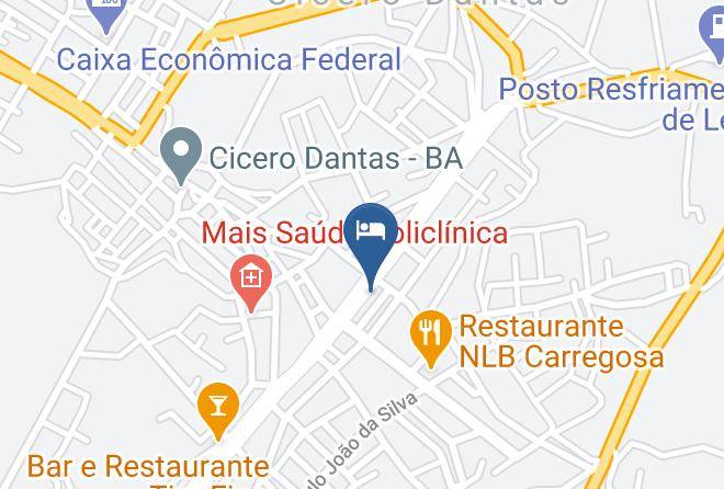 Cicero Dantas - Hotel Beatriz Maps