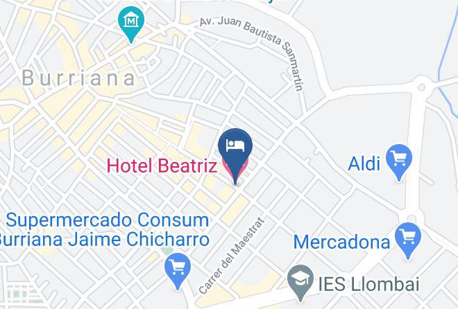 Castellon - Hotel Beatriz Maps