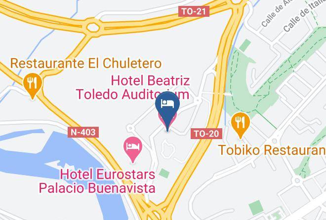 Toledo - Hotel Beatriz Toledo Auditorium Maps
