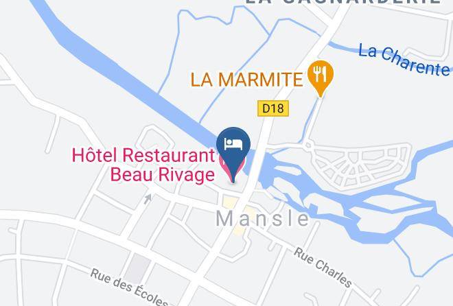 Charente - Hotel Beau Rivage Maps