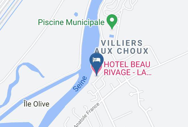 Aube - Hotel Beau Rivage La Rosita Restaurant Maps