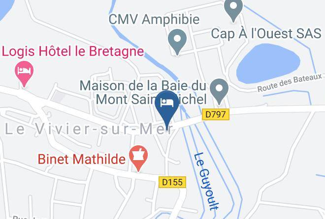 Ille Et Vilaine - Hotel Beau Rivage Restaurant L'eveil Des Sens Maps