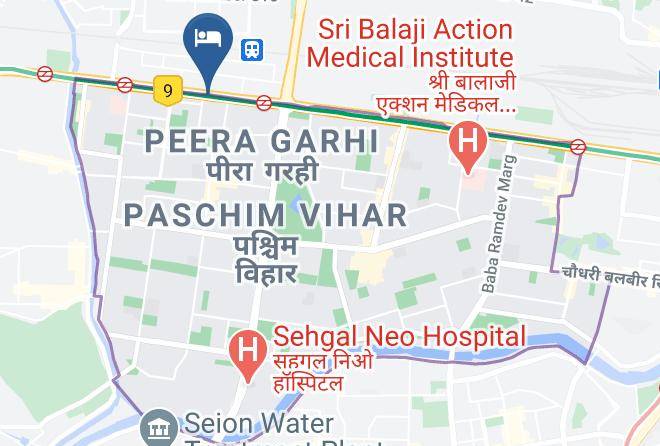 New Delhi - Hotel Beaufort In Maps