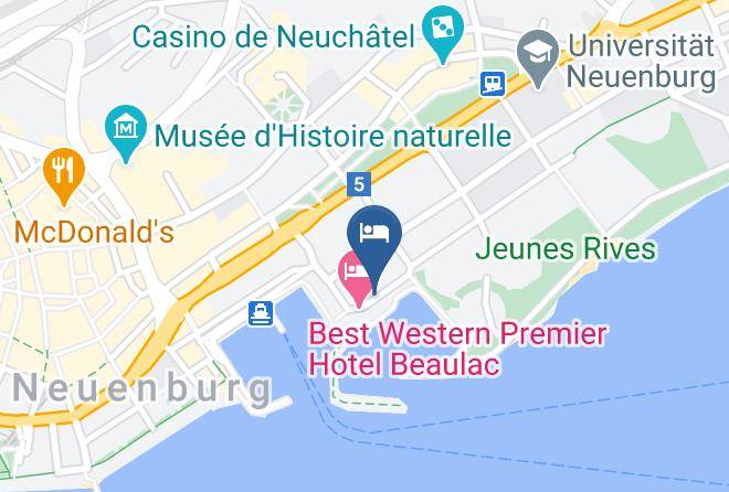 Neuchatel District - Hotel Beaulac Maps