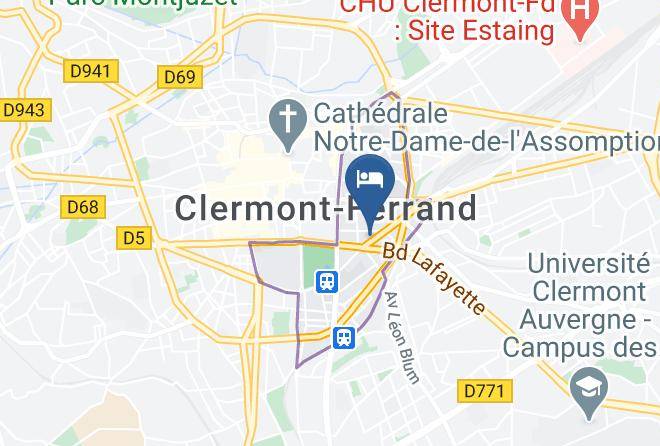 Puy De Dome - Hotel Beaulieu Maps