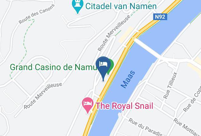 Namur - Hotel Beauregard Maps