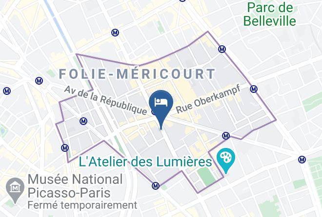 Paris - Hotel Beausejour Maps