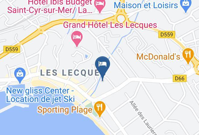 Var - Hotel Beausejour Les Palmiers Maps