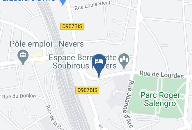 Nievre - Hotel Beausejour Nevers Maps