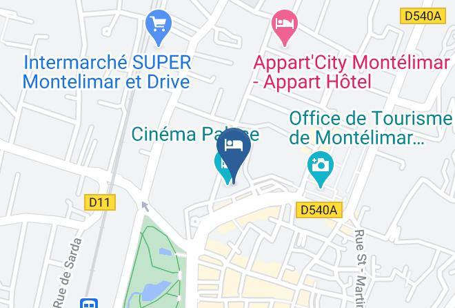Drome - Hotel Beausoleil Montelimar Maps