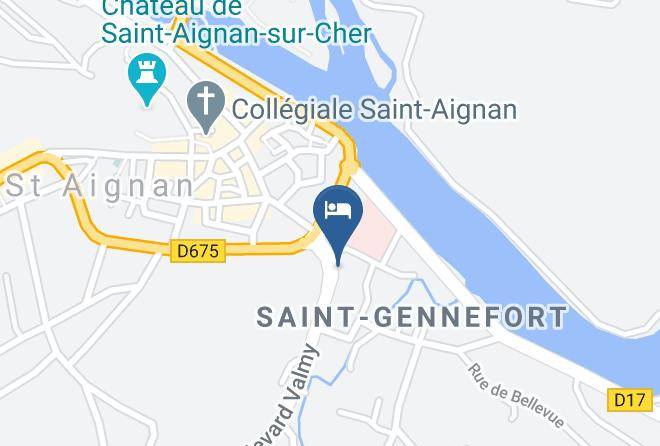 Loir Et Cher - Hotel Beauvilliers Maps
