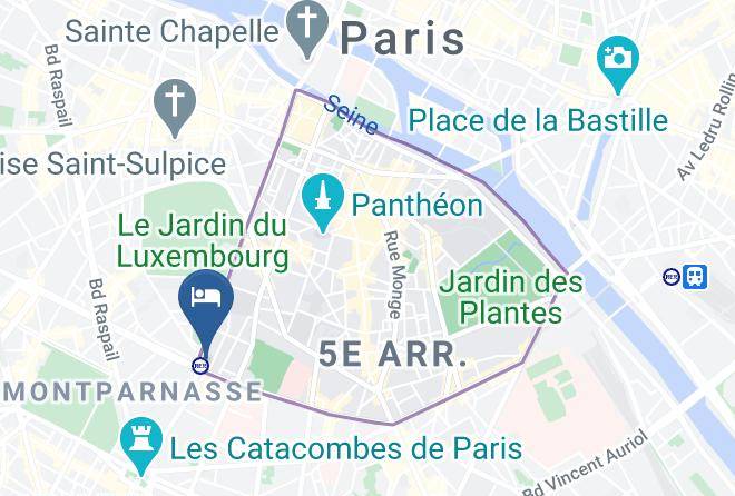 Paris - Hotel Beauvoir Maps