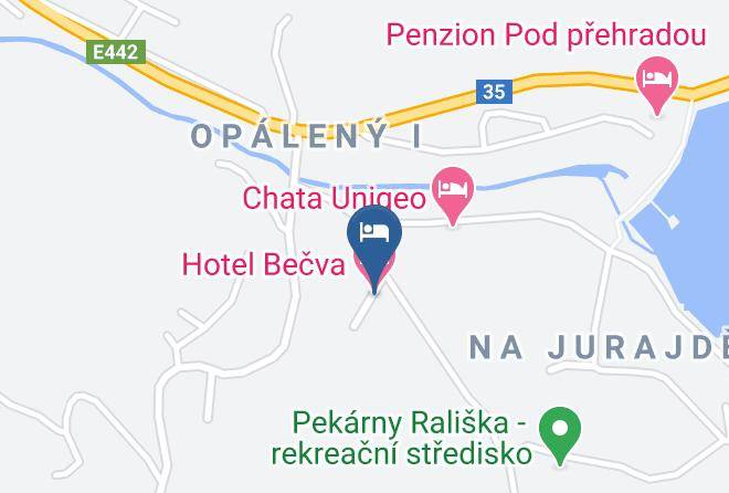 Vsetin - Hotel Becva Maps