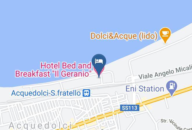 Messina - Hotel Bed And Breakfast Il Geranio Maps