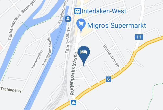 Interlaken Oberhasli - Hotel Bed & Breakfast Alphorn Maps