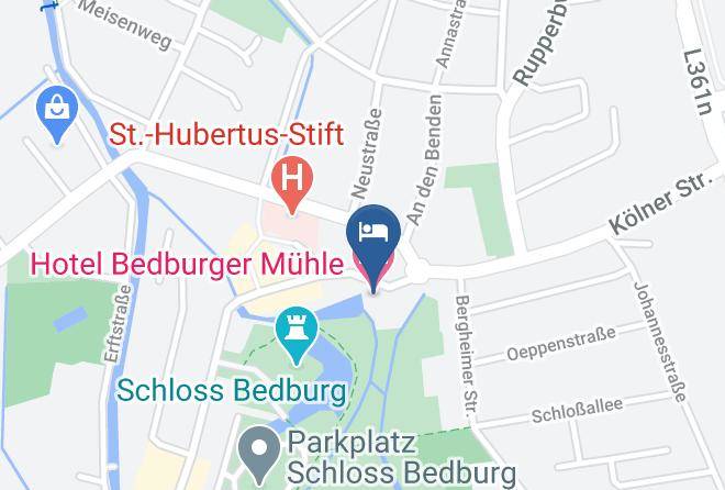 Erftkreis - Hotel Bedburger Muhle Maps