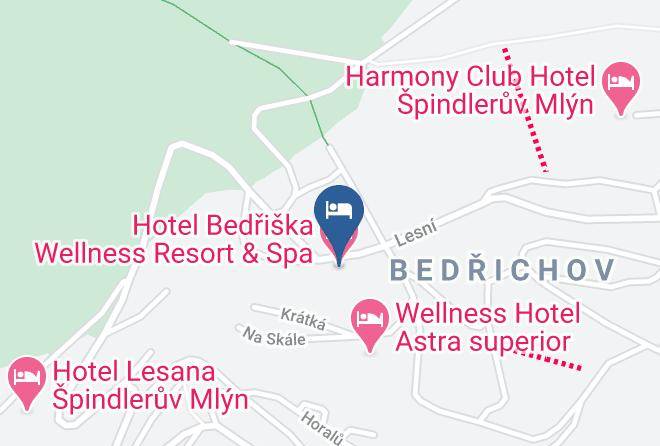 Trutnov - Hotel Bedriska Wellness Resort & Spa Maps
