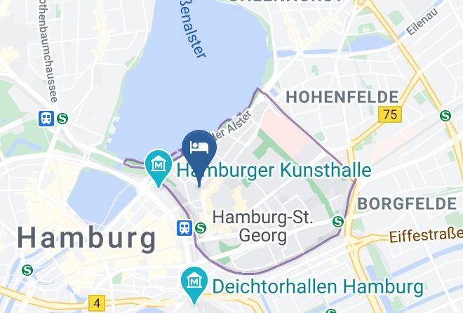 Stadt Hamburg - Hotel Bee Fang Maps