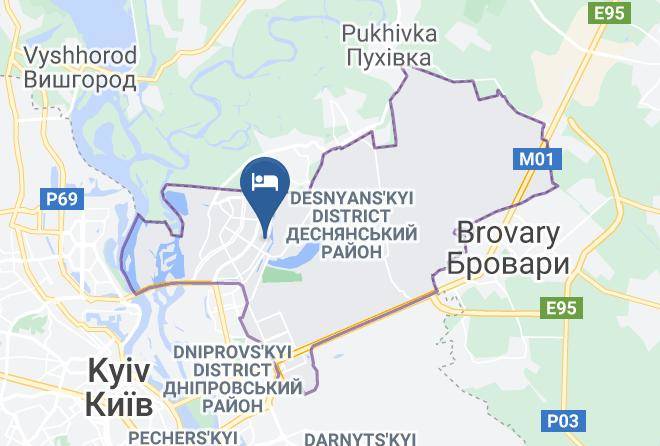 Kyiv - Hotel Bee Station Maps