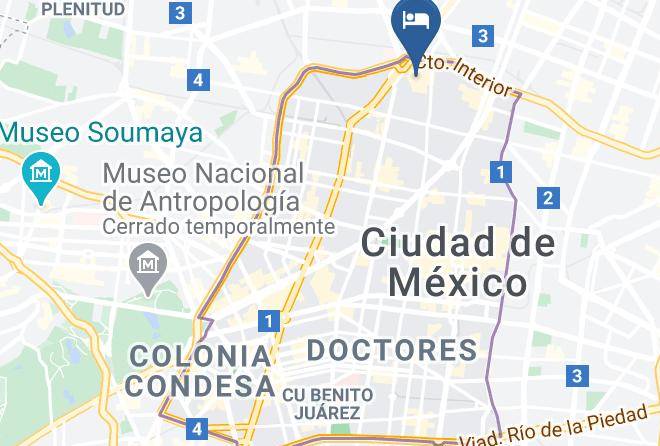 Cuauhtemoc - Hotel Beethoven Maps