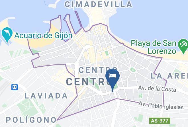 Asturias - Hotel Begona Centro Maps