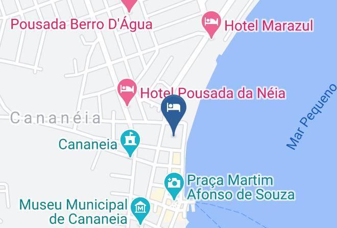 Cananeia - Hotel Beira Mar Maps