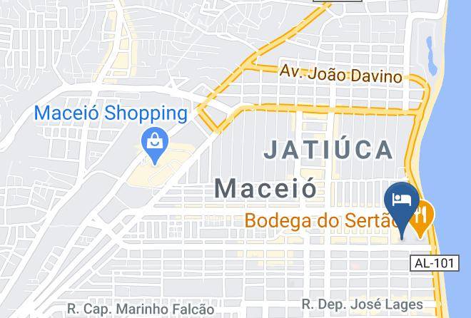 Maceio - Hotel Beira Mar Maps