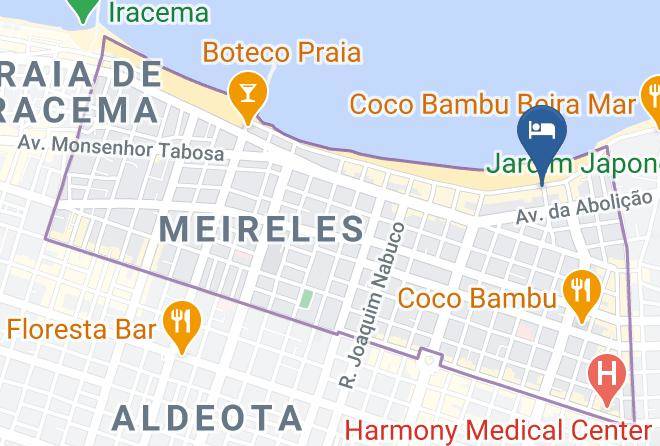 Fortaleza - Hotel Beira Mar Maps