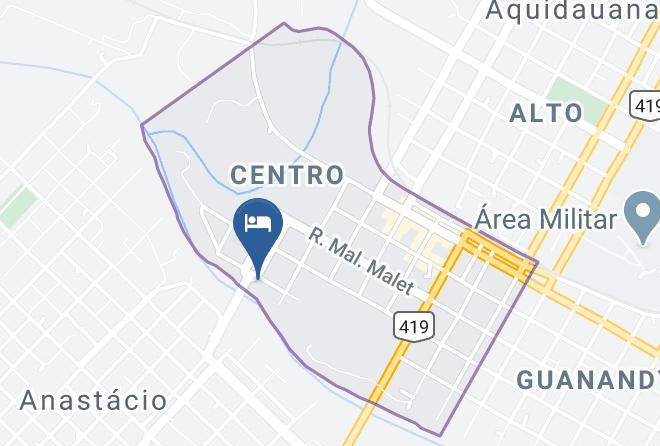 Aquidauana - Hotel Beira Rio Maps