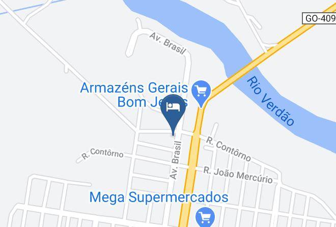 Maurilandia - Hotel Beira Rio Maps