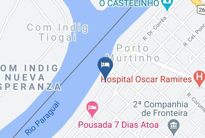 Porto Murtinho - Hotel Beira Rio Maps