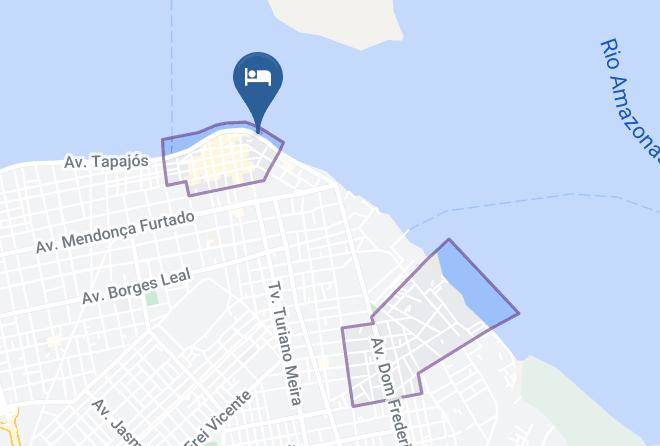 Santarem - Hotel Beira Rio Maps