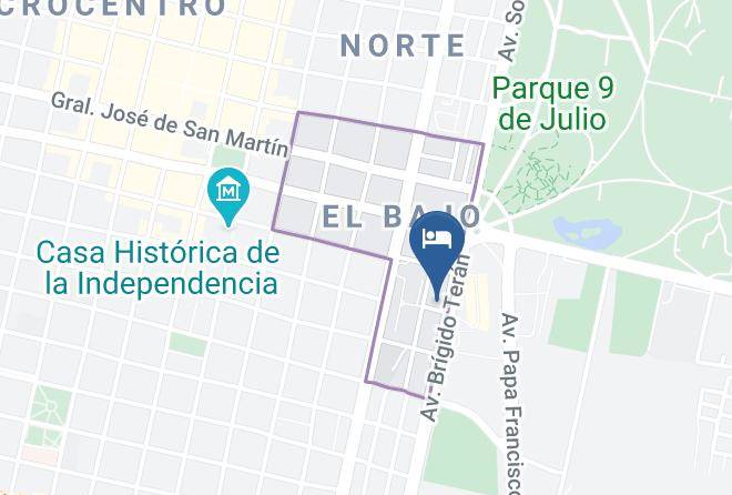 Tucuman City - Hotel Beisha Maps