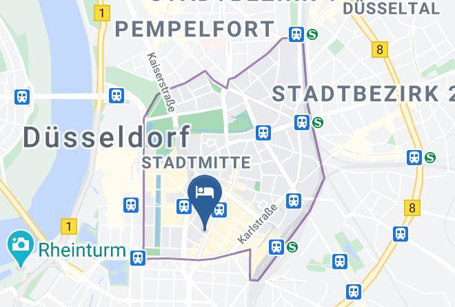 Dusseldorf - Hotel Bejuna Dusseldorf Maps
