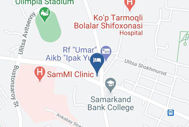 Samarqand - Hotel Bek Samarkand Maps