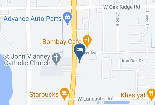 Orange - Hotel Bel Air Orlando Near Florida Mall Maps