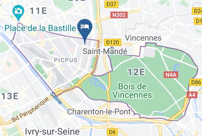 Paris - Hotel Bel Air Maps