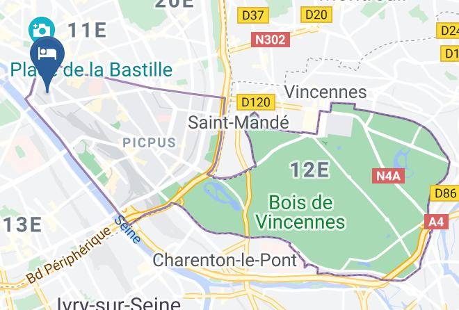 Paris - Hotel Bel Oranger Maps