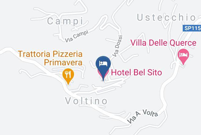 Hotel Bel Sito Map