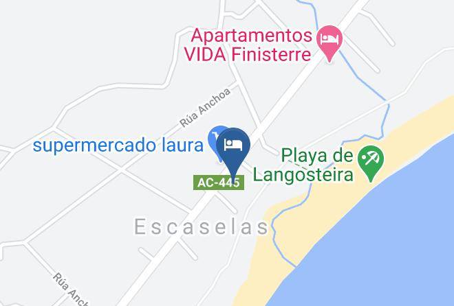 Hotel Bela Fisterra Map