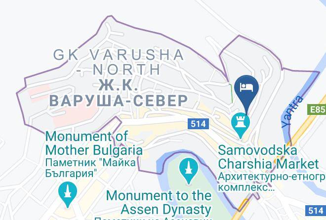 Veliko Tarnovo - Hotel Bela Neda Maps