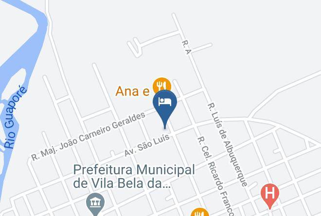 Mato Grosso - Hotel Bela Vila Maps