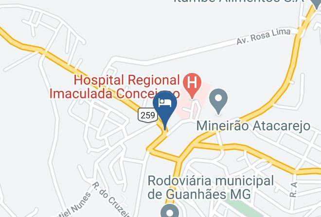 Guanhaes - Hotel Bela Vista Maps