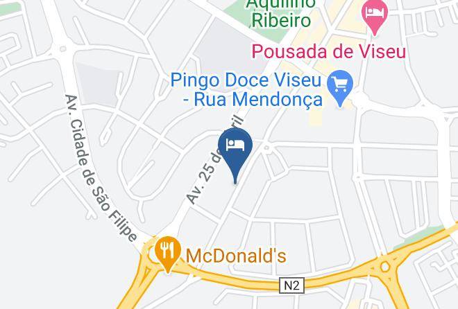 Viseu - Hotel Bela Vista Maps