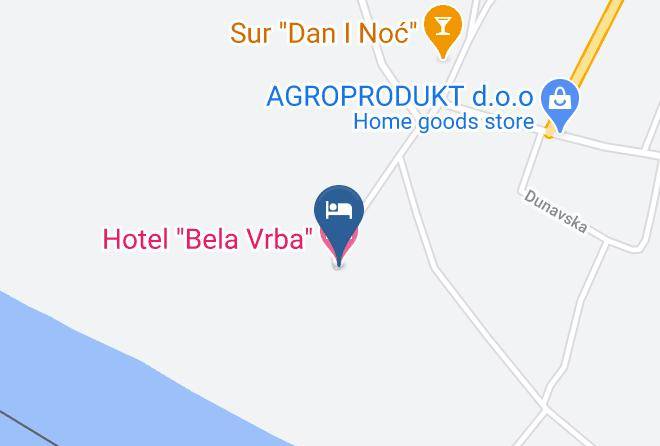 Juzno Backi - Hotel Bela Vrba Maps