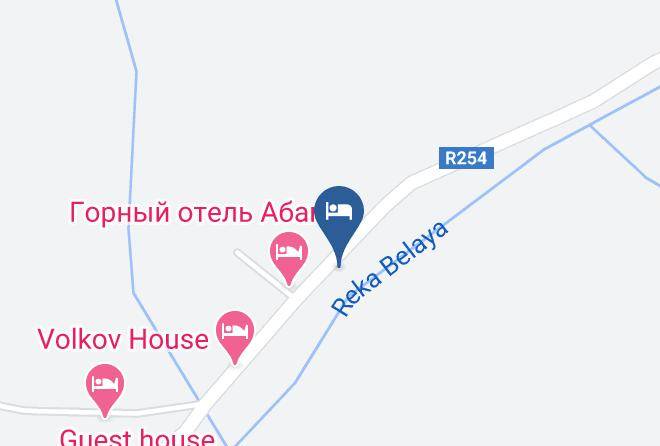 Maykopsky District - Hotel Belaya Reka Maps