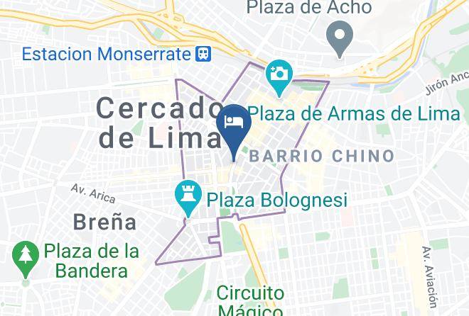 Lima - Hotel Belen Jiron Maps