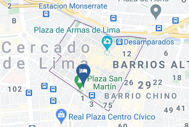 Lima - Hotel Belen Maps